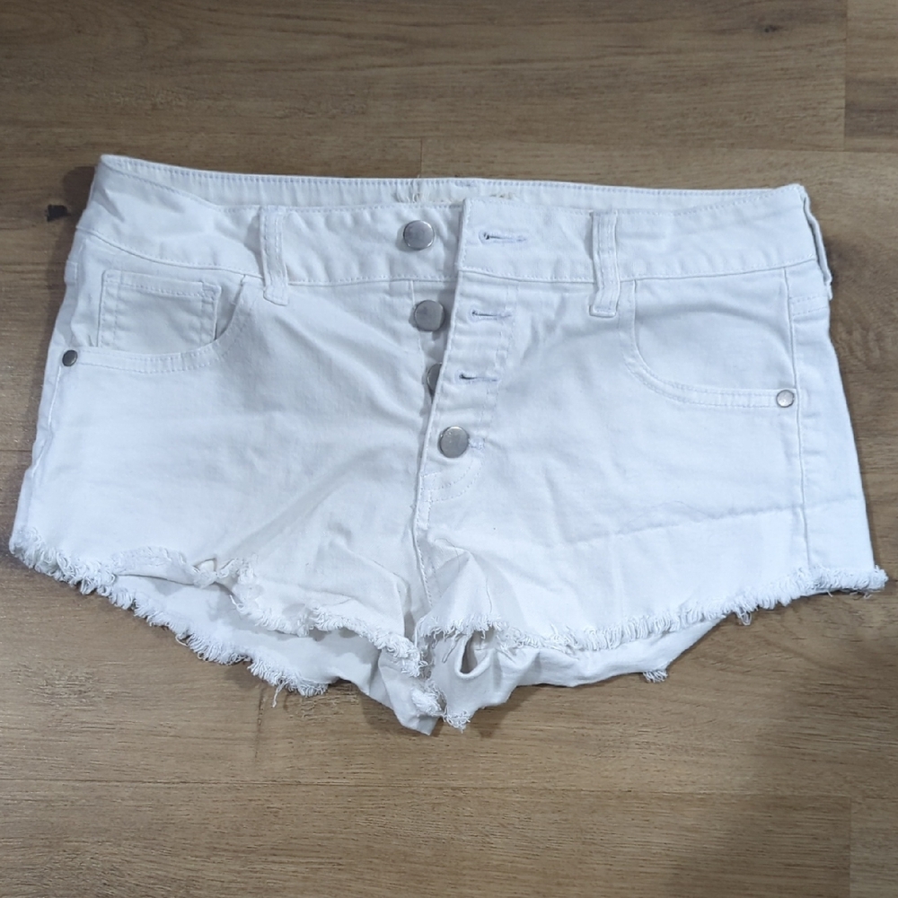 White Denim Women's Shorts